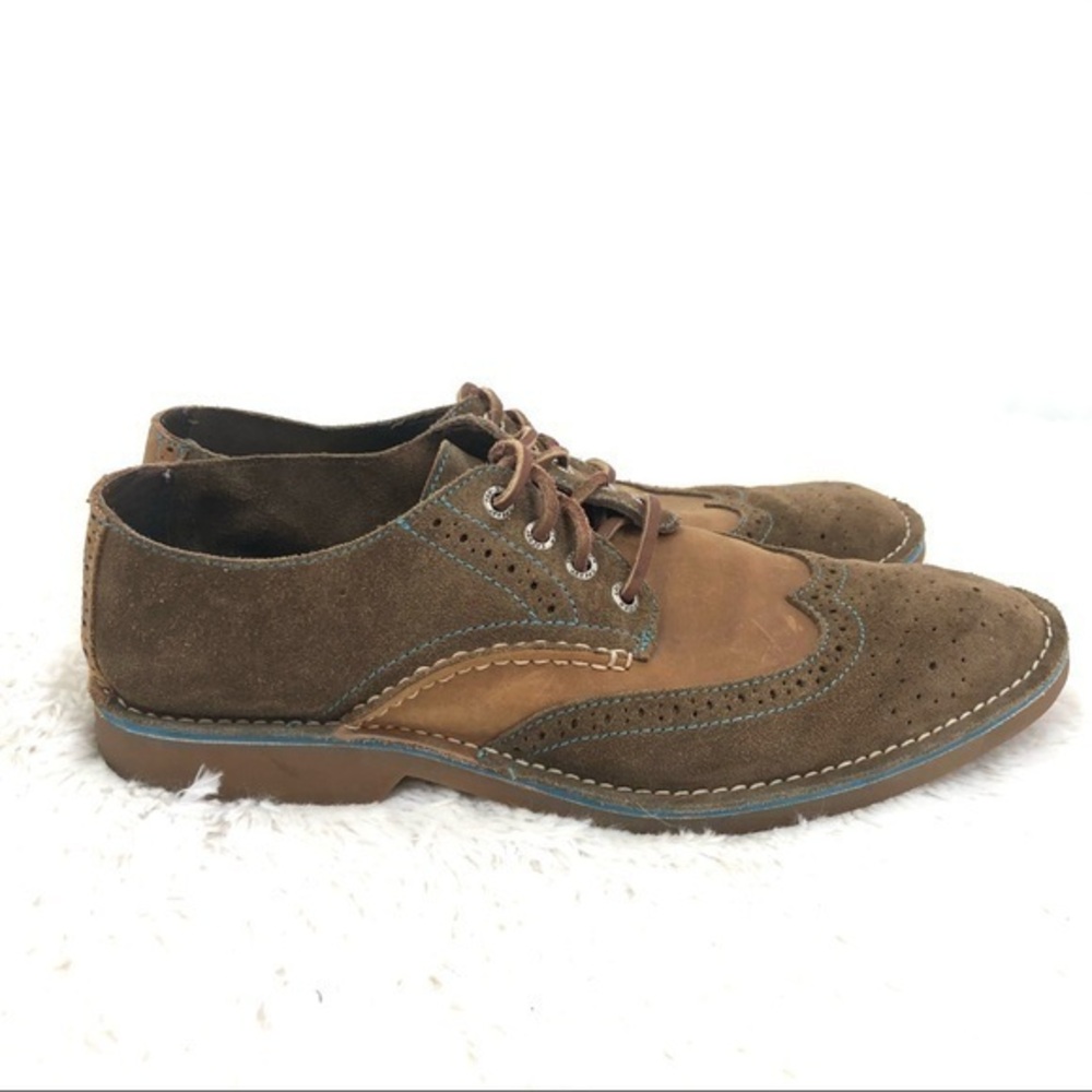 Sperry Topsider Men’s Size 10 2-Tone Suede Oxfords
